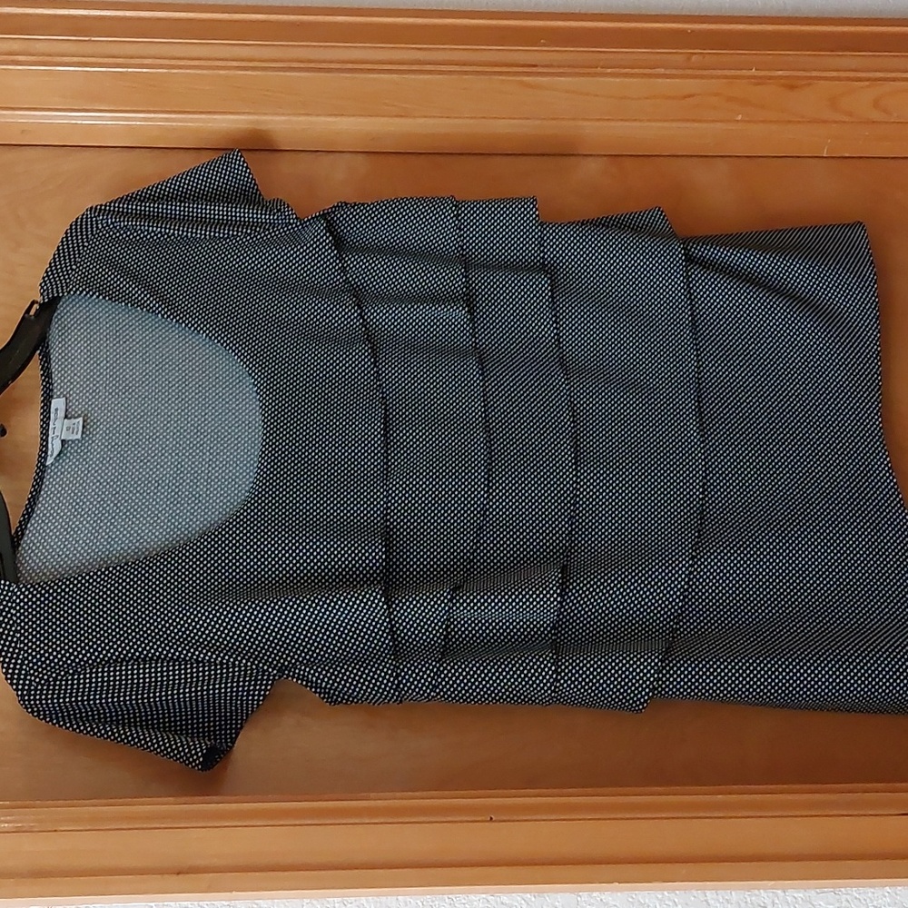 Black and White Pockadot Blouse